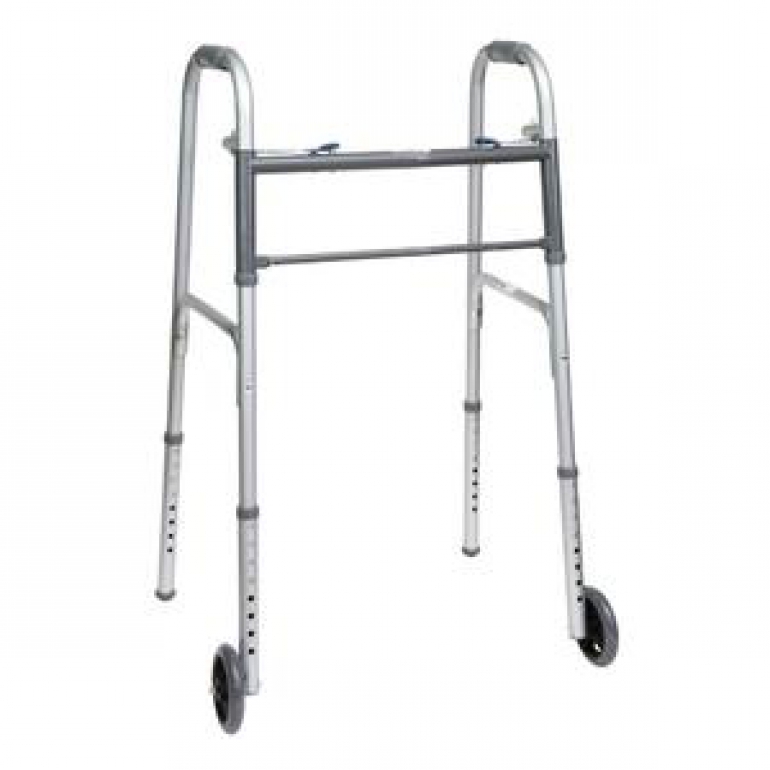 PMI ProBasics™ Economy Two-Button Steel Patient Walker